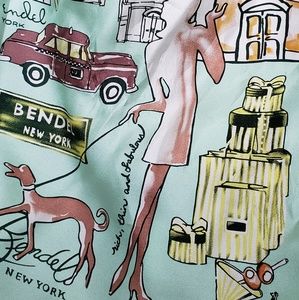 Henri Bendel silk scarf